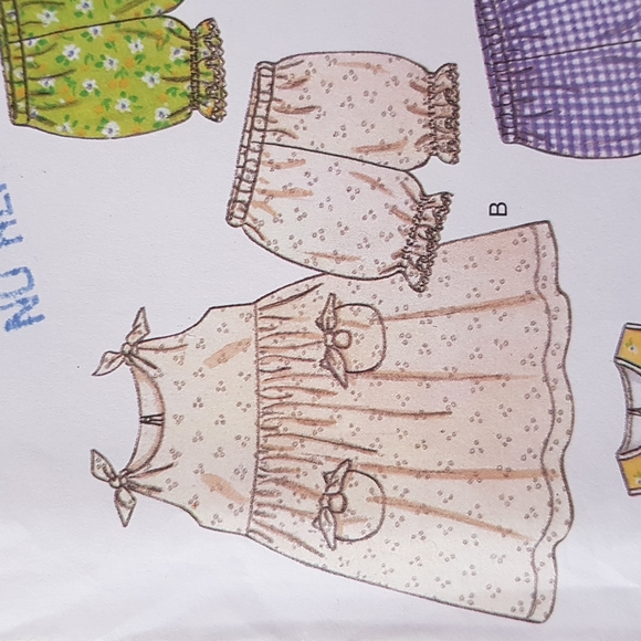 2 for $15 New Look 6767 Dress with Pantaloons - Picture 4 of 9